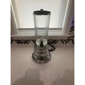 1930s Blender Waring Chrome Beehive Custom Clover Leaf Glass Bakelite Lid #308